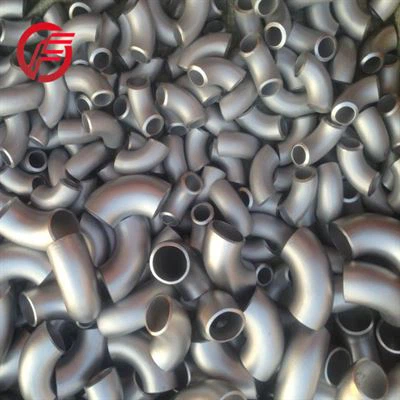 Titanium pipe elbows